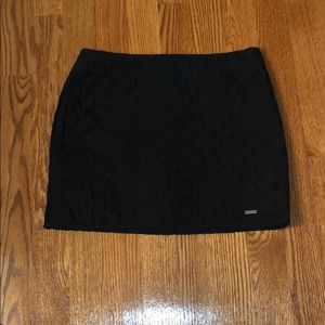 A mini skirt